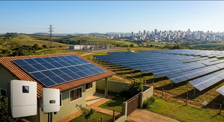 Geração solar chega a 55 GW e vira 2a maior fonte